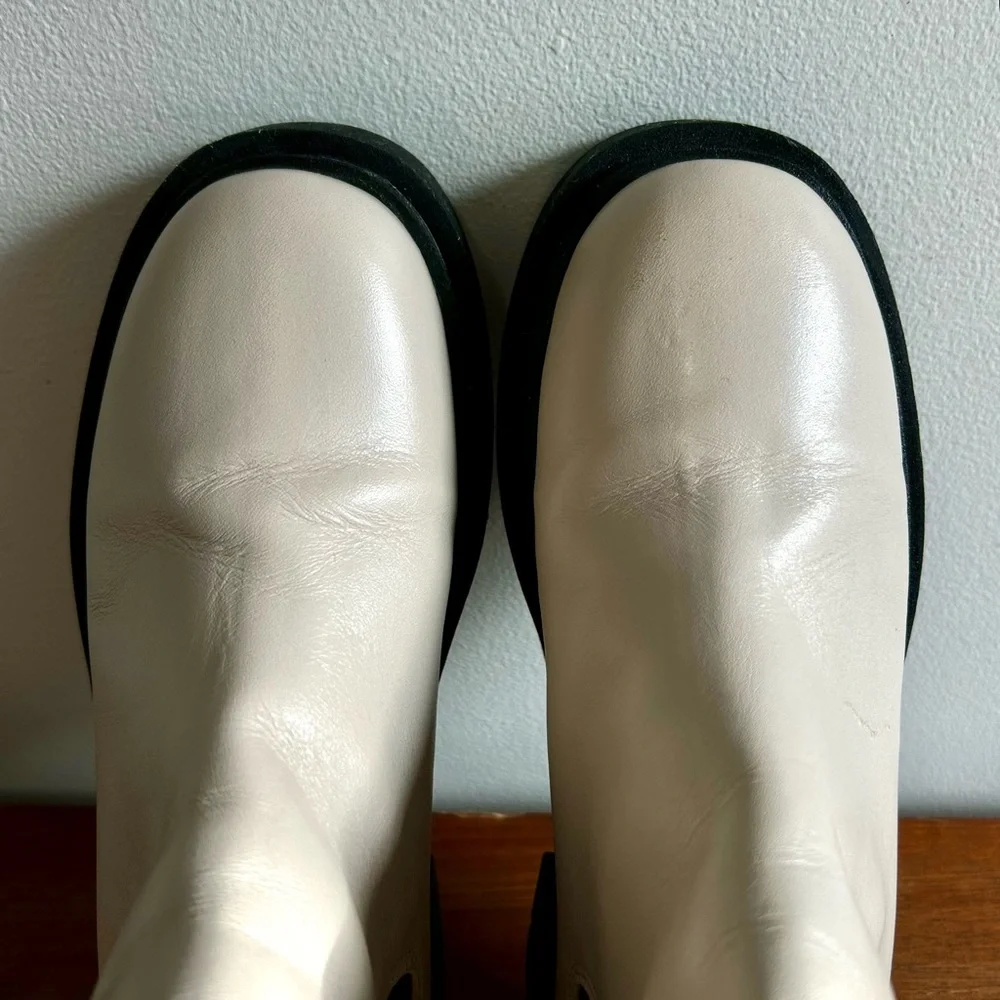 Genuine Leather H&M Premium Selection Chunky Chelsea - Picture 9 of 14